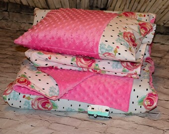 Preschool Nap Mat - Kinder Mat Cover - Nap Mat Set - Floral Nap Mat - Toddler Nap Mat - Day Care Nap Mat - Polka Dot Nap Mat - girls nap mat