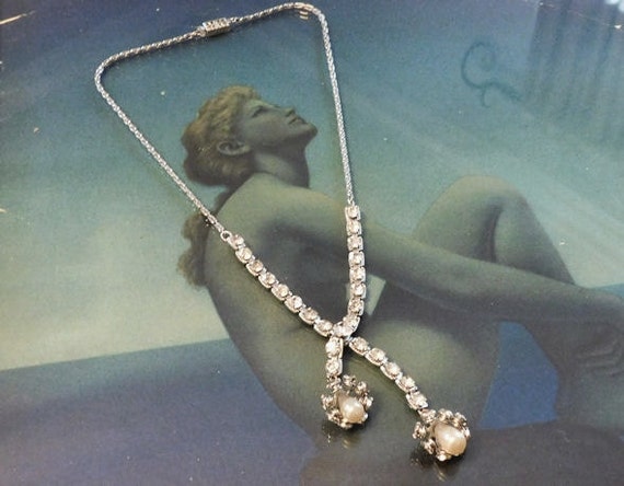Crystal Necklace / Sautoir / Tassel