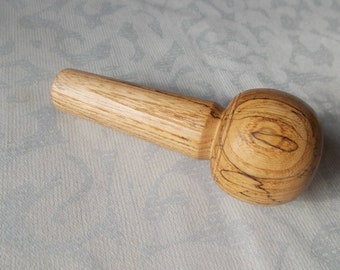 Handmade nostepinne, spinning tool, yarn winding. Skein winder, center pull ball. Yarn cake winder, rare wood, wooden nostepinne, handturned