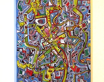 Islands in the Sea, original abstract painting