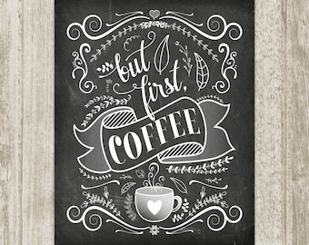 All I Need Is Coffee And Jesus Chalkboard Sign Coffee Art