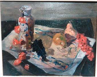 Still life oil painting