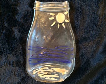 Beach scene spoon rest