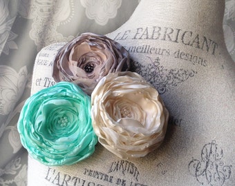 Flower Hair Clip and Brooch–Pick your color