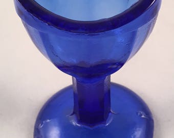 Vintage Cobalt Blue Eyewash Cup