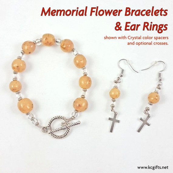 Memorial Flower Bracelet Funeral Flower Bracelet Wedding