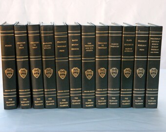 Harvard Classics Books - many titles to choose from: Chaucer, Homer, Franklin, Bacon, Thousand and One Nights, Tennyson, Plato, Cervantes