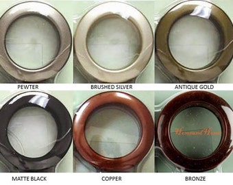 Grommets for Shower curtain - Add to your shower curtain order 6 colors available!