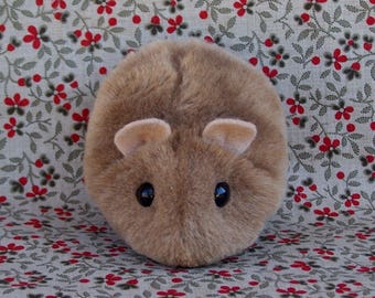 Little Brown Hamster Handmade Toy Plushie