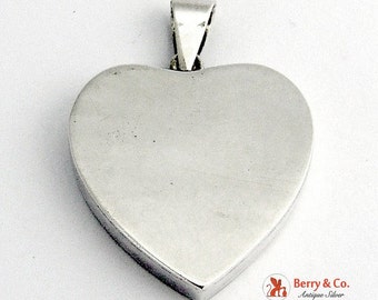 SaLe! sALe! Heart Shape Pendant Sterling Silver