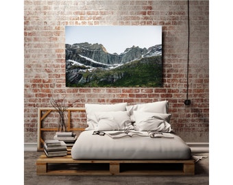 Original Photography Print Norway Mountains for Gallery Wall or Framed Art