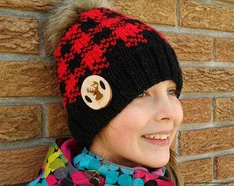 Jack, Lumberjack hat pattern, knitting pattern, hat pattern