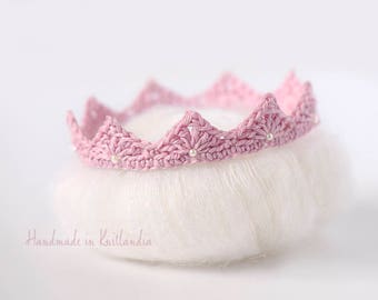 Crochet Crown, Newborn Photography Prop