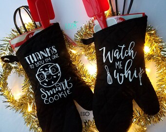 Oven mit bundle, oven mitt gift, oven mitt watch me whip, oven mitt thank to you teacher, oven mitt Christmas gift, oven mitt teacher gift
