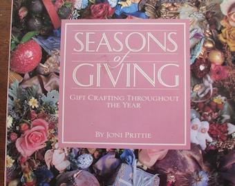 Vintage Hardbound Book Seasons of Giving Book 166 pages used good condition
