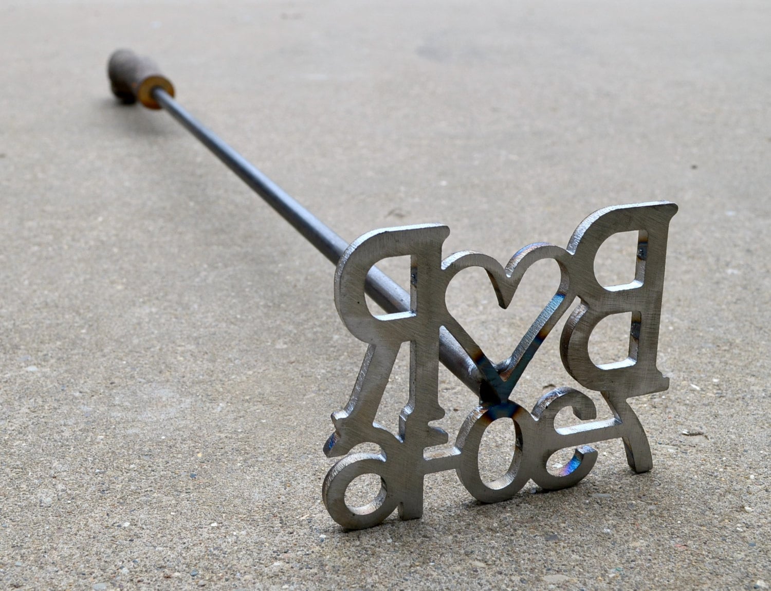 Custom Branding Iron With Date And Initials Wedding Branding 