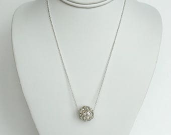 15mm Crystal Ball Pendant