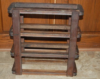 Singer Treadle Drawer Shelf, Vintage Singer Shelf, Drawer Holder, Craft Drawer, Shadow Box, Wall Unit, Shelf, Craft Wood, Wine Storage