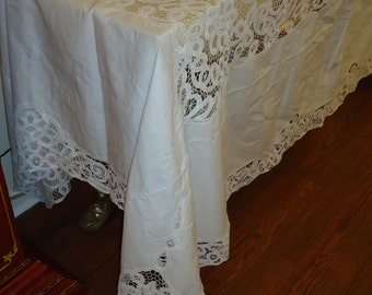 Lace Tablecloth | Etsy