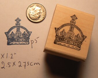 Crown rubber stamp WM P5