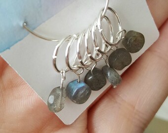 Labradorite Round Stitch Markers