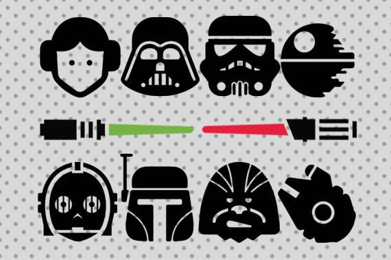 Download star wars SVG dxf png eps star wars cricut and silhouette