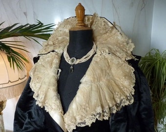 ON SALE 1895 Opulent Opera Coat, London, antique coat, Victorian Coat