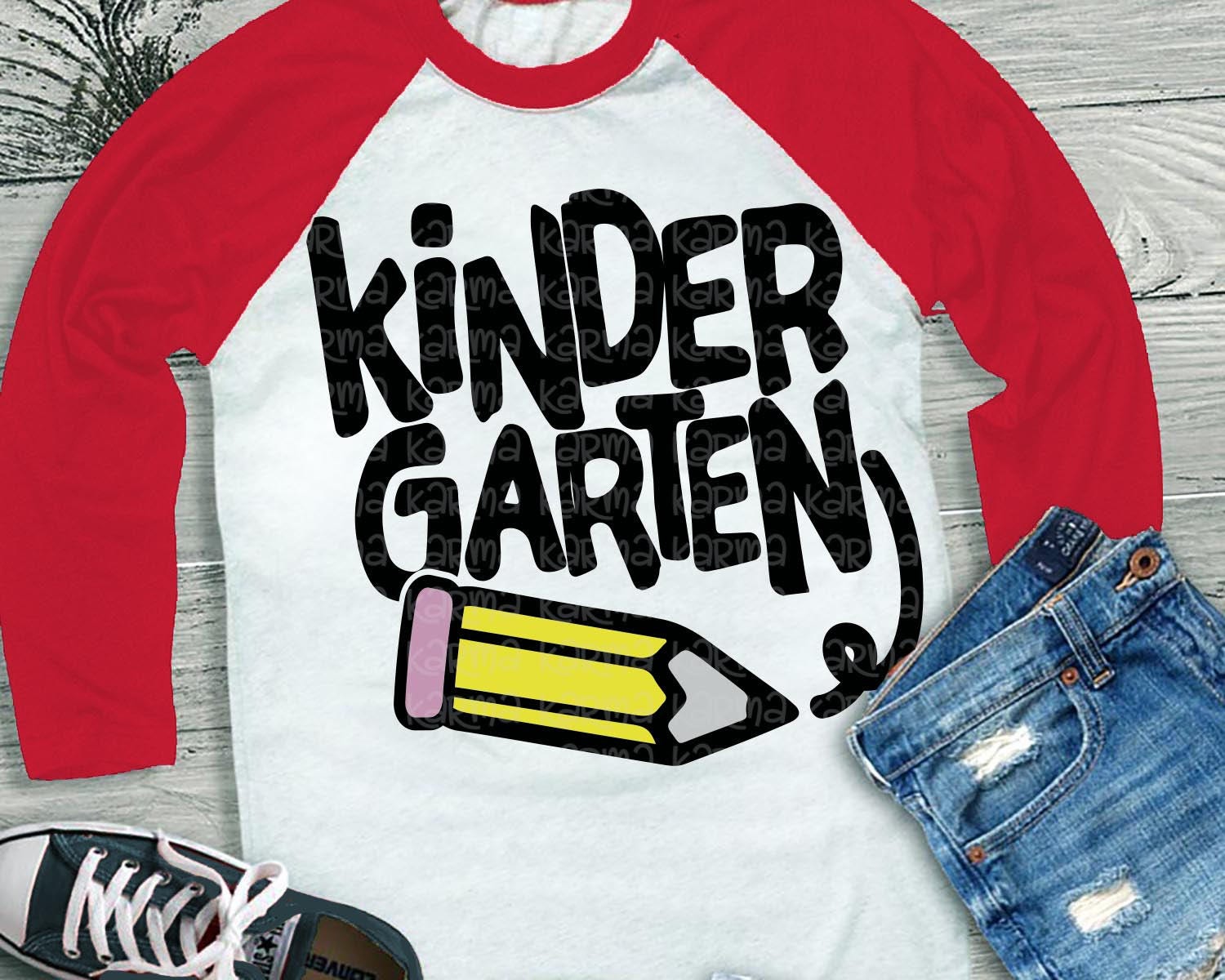 Teacher svg Kindergarten svg kindergarten shirt Kinder crew