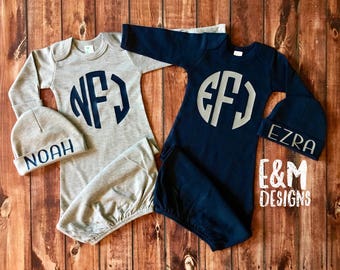 Newborn twin outfits | Etsy