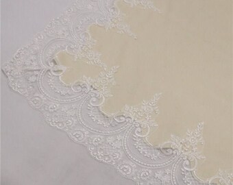 100% cashmere lace trim baby blanket