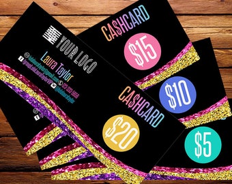 Cash Cards, Free Fast Personalization , Money Card, Digital Files, Bucks, Home Office Approved fonts and colors! ,Price Cards Signs