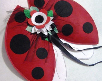 Ladybug Wings - Plush Wire Free