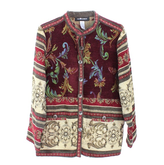 UNISEX Vintage Tapestry Jacket // Folk Boho Gipsy Jacket