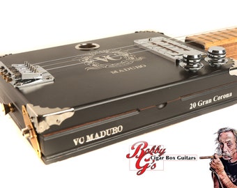 3 string electric Cigar box guitar