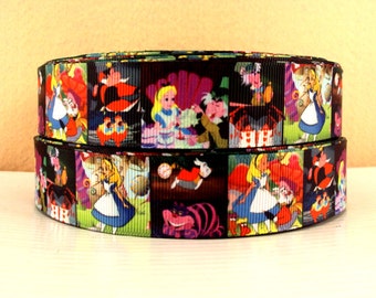 5 YDS Alice In Wonderland Ribbon