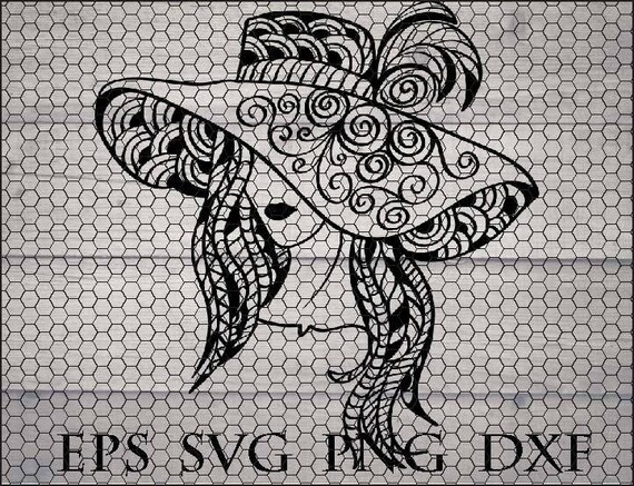 Download Zentangle woman svg / woman mandala svg / intricate svg ...