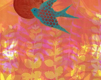 Over the moon: archival art print