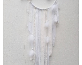 Dream catcher white Driftwood