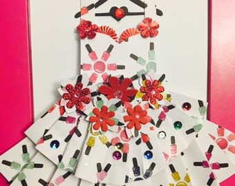 Nail Love Enchanted Paper Dress.