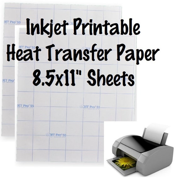 printable printers htv inkjet for Inkjet HTV Printable Jet Printable Pro Sheet 1 SS Heat