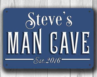 Laser engraved, custom man cave signs on real logs by engraving amore. Custom Man Cave Sign Lighted LED Personalized Man Cave Sign