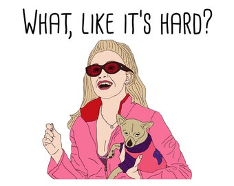 Elle Woods Congrats Card