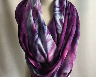Circle scarf, made from bamboo rayon