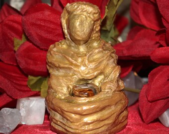 Goddess Statue with Tiger's Eye