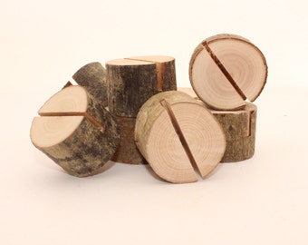 Set of 10 table card holders | Wedding card holders | Rustic name card holders | Rustic wedding place card holders
