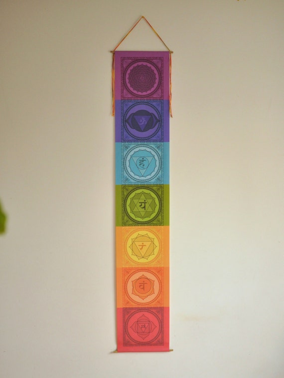 Chakra Banner Wall Art Yoga Flags Like This Item