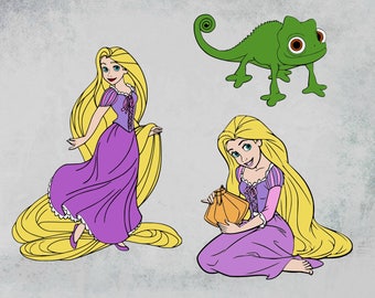 Rapunzel svg bundle, tangled svg, rapunzel clipart, tangled clipart, png, cut files for cricut, disney princess svg
