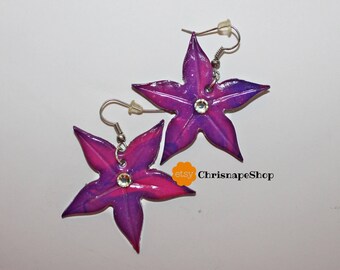 Fimo ' Flower ' earrings (2 different colors)