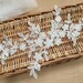 Alencon Lace Ivory Leaf Applique for Wedding Veils, Bridal, Headpiece, Wedding Cakes Decor
