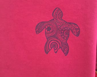 Monogrammed Mandala Turtle Shirt